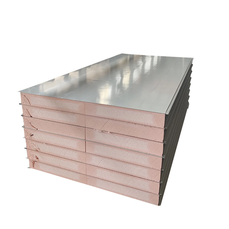 20mm 30mm Steel Exterior Cladding Panels Insulation Phenolic Foam Sandwich Panels Anti Fire Insulation PF Wall Boards for Clean Room