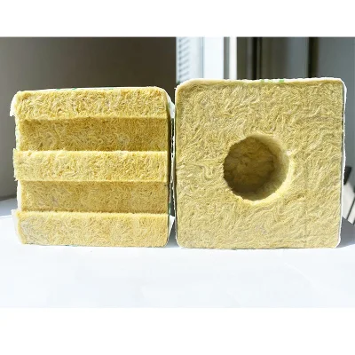 4X4X2.5inch 수경 재배 농업 Rockwool 큐브